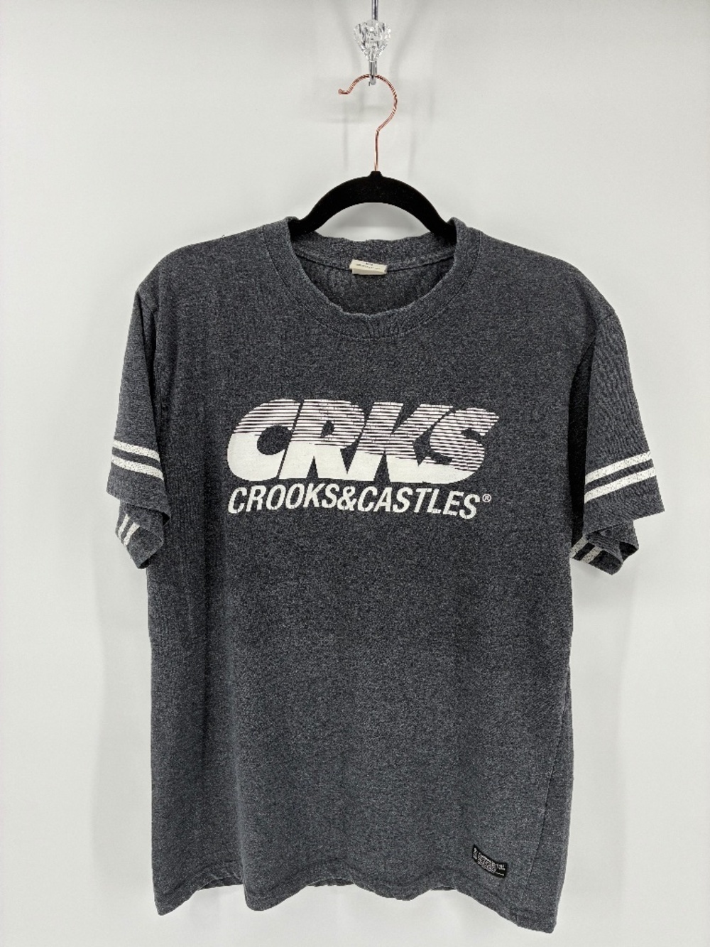 Crooks & Castles Gray Short Sleeve Tee